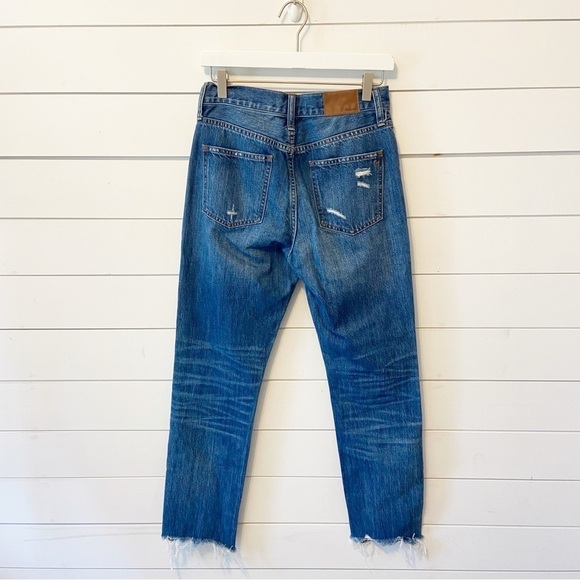 Madewell | The Perfect Summer Jean Distressed Raw Hem Size 26 - Picture 4 of 13